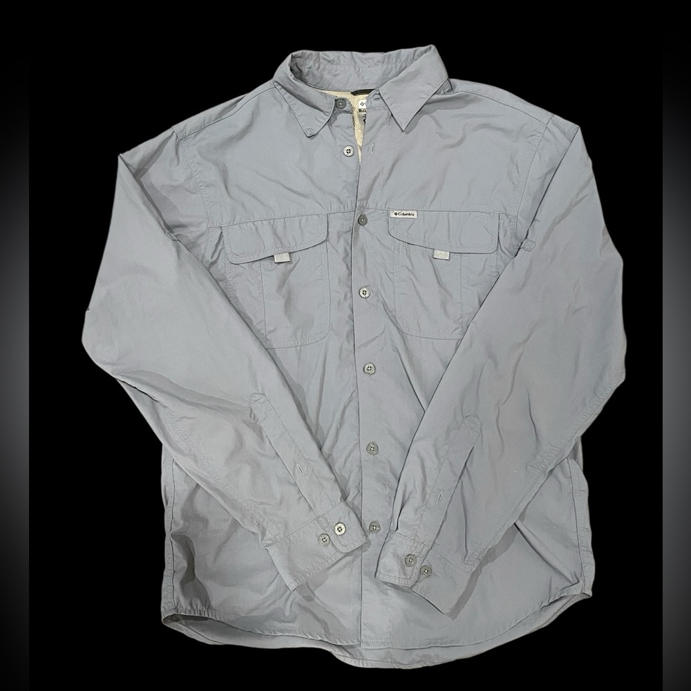Columbia Titanium Omni-Dry Lightweight Shirt Men’s Medium Gray